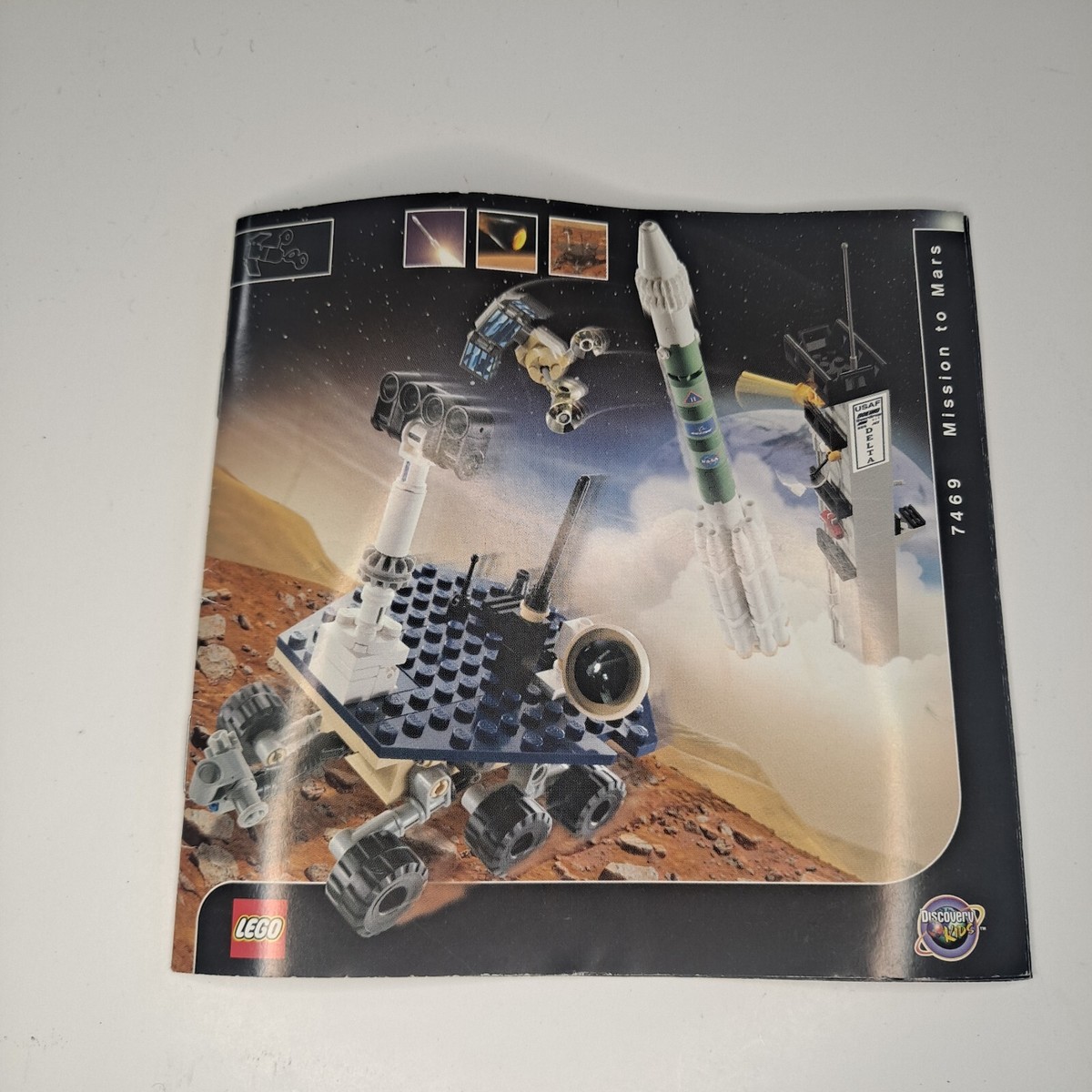 RARE LEGO 7469 Mission To Mars Discovery Kids Fact Book Manual