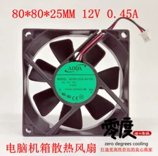 1PC NEW fan ADDA AD0812UX-A71GL 12V 0.45A 8025 8CM     free shipping #ll