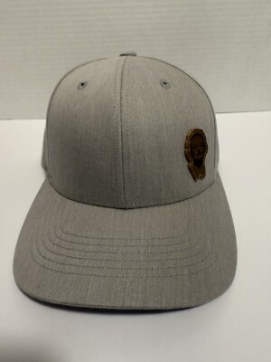 Bill Murray Leather Patch RARE - THE CHIVE  Light Grey Snapback