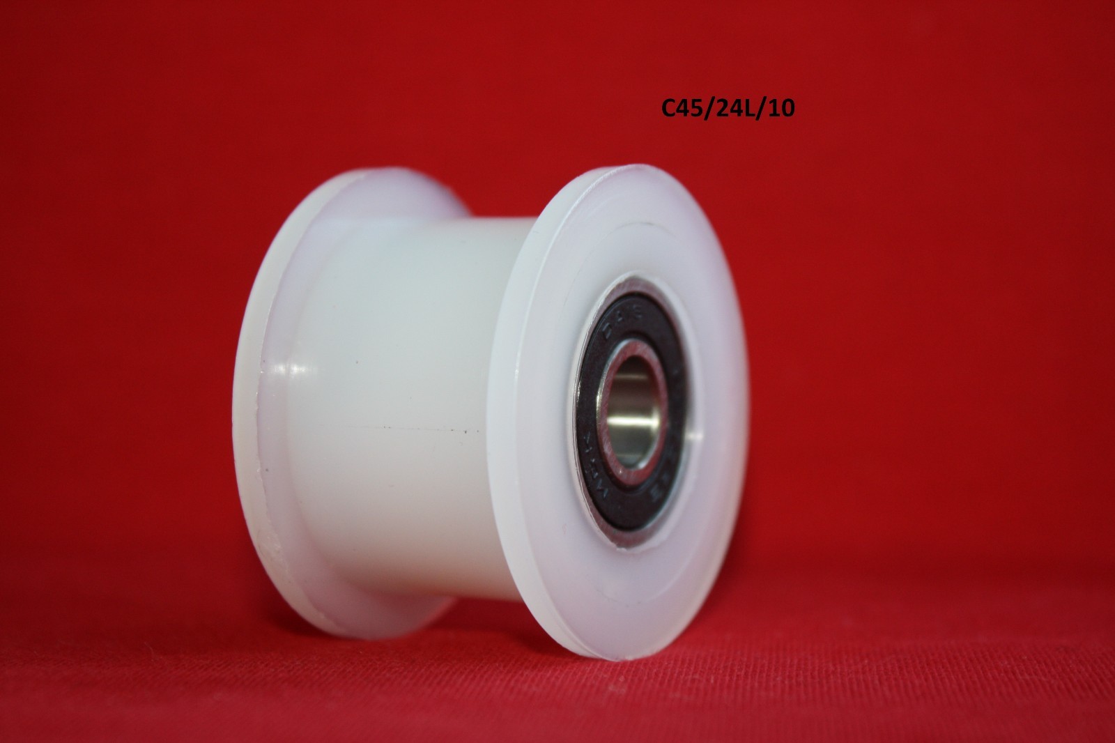 45mm Square Flat Nylon Pulley Idler Wheel, Ball Bearing different