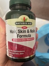 Image of Natures Aid Hair Skin Nails Formula 90 Tablets Multi Vitamin Food Supplement
