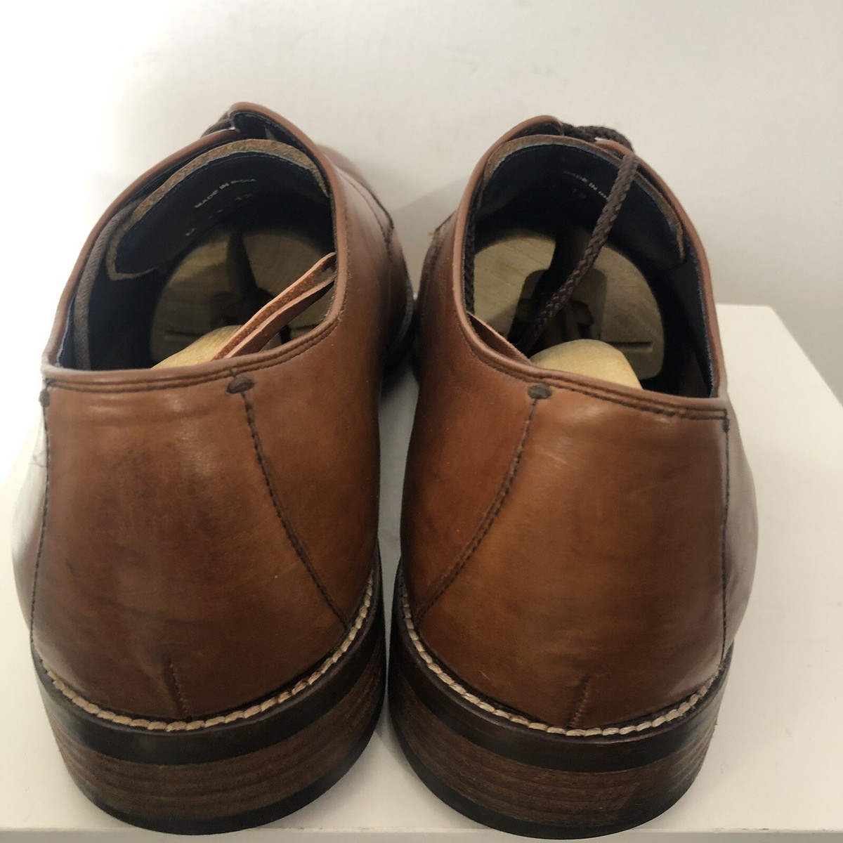 Mens Cole Haan Grand Os Brown‎ Leather Cap Toe Comfort Dressy Oxfords Size 12 M TMW_41WD_05_COLE_HAAN_DRESS_SH  main image 2