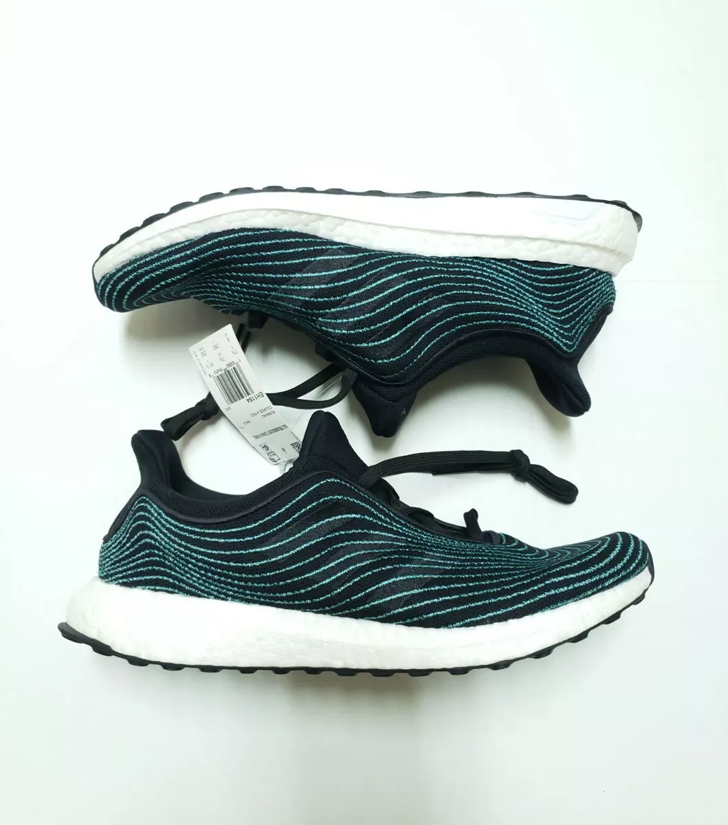 Adidas UltraBoost DNA Parley Core Black Blue Men s Running Shoes