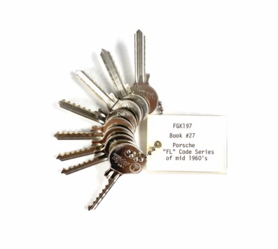 FGK197 Baxter Systems Guide Key Mid 60 s Porsche FL code series. Last one! P79A.