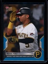 2022 Topps Now #439 Michael Perez Blue Parallel Card #d 2/49