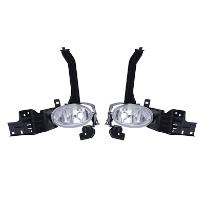 Pair For 2008 2009 2010 Honda Accord EX EX-L Clear Lens Fog Lights Driving Lamps