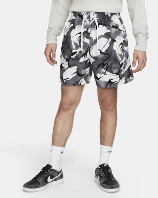 nike camo woven shorts