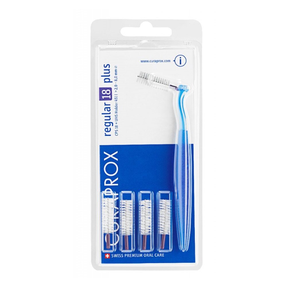 Curaprox CPS Regular - 18 Violetto Scovolino Interdentale Conico, 5 Pezzi