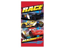 Cars Beach Towel Disney Lightening McQueen Holiday  137 x 70cm Red
