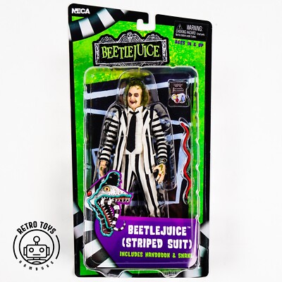 BEETLEJUICE NECA Striped Suit Ultimate Deluxe Figure Horror NEU & OVP Movie
