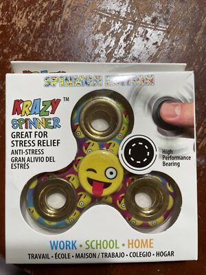 KRAZY SPINNER Emoji Tongue Out Fidget Spinner. Nice
