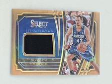 2019 Panini Select #TM-KLV Kevin Love Throwback Memorabilia Copper Prizms /49