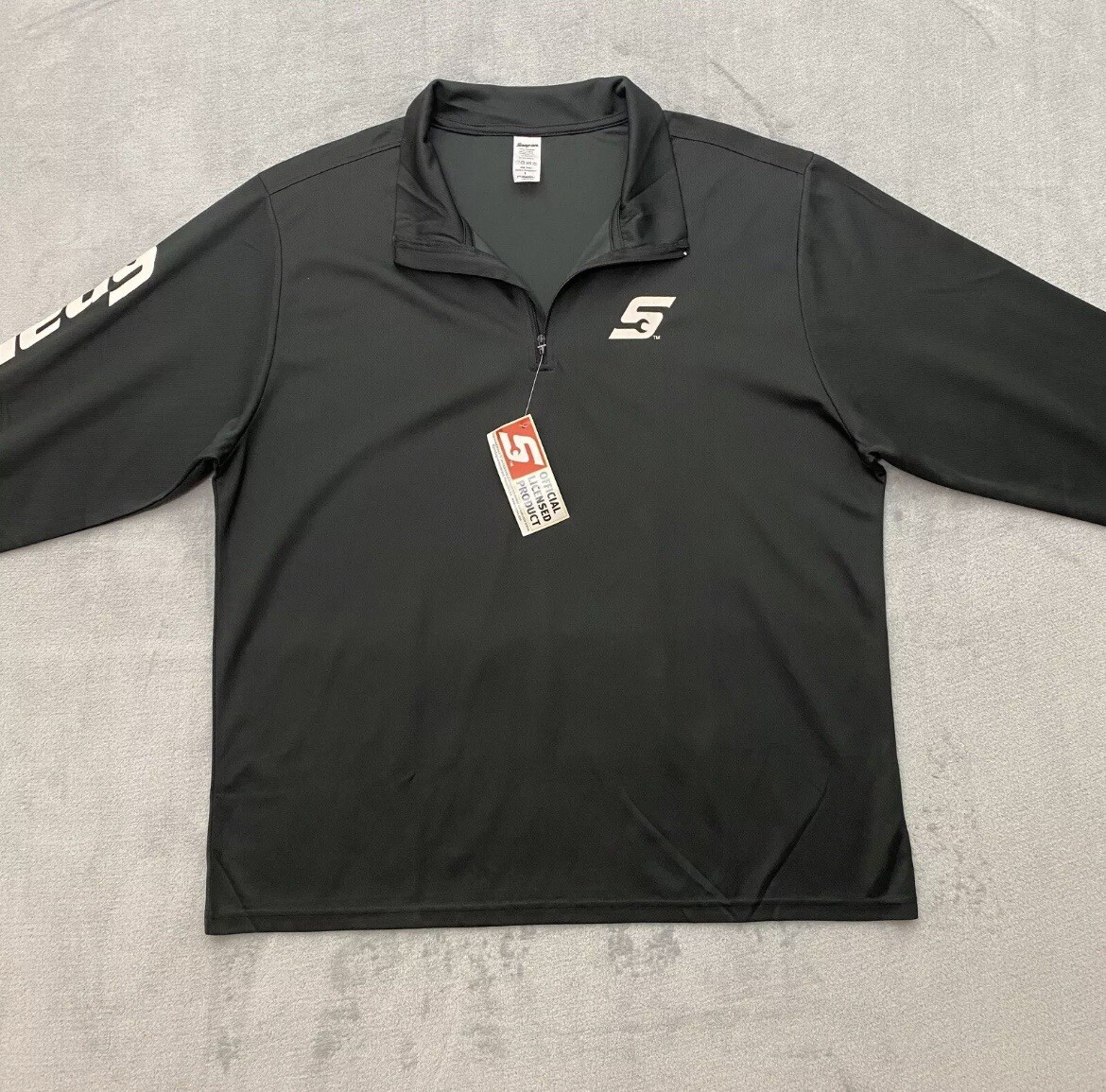 snap on tools lightweight long sleeve half zip shirt XL | eBay