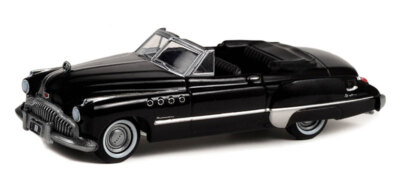 GREENLIGHT - BUICK roadmaster Convertible 1949 schwarz aus der Serie BLACK BA...