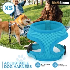 Blue Dog Pet Harness Escape Proof Adjustable Control Soft Mesh Reflective Vest