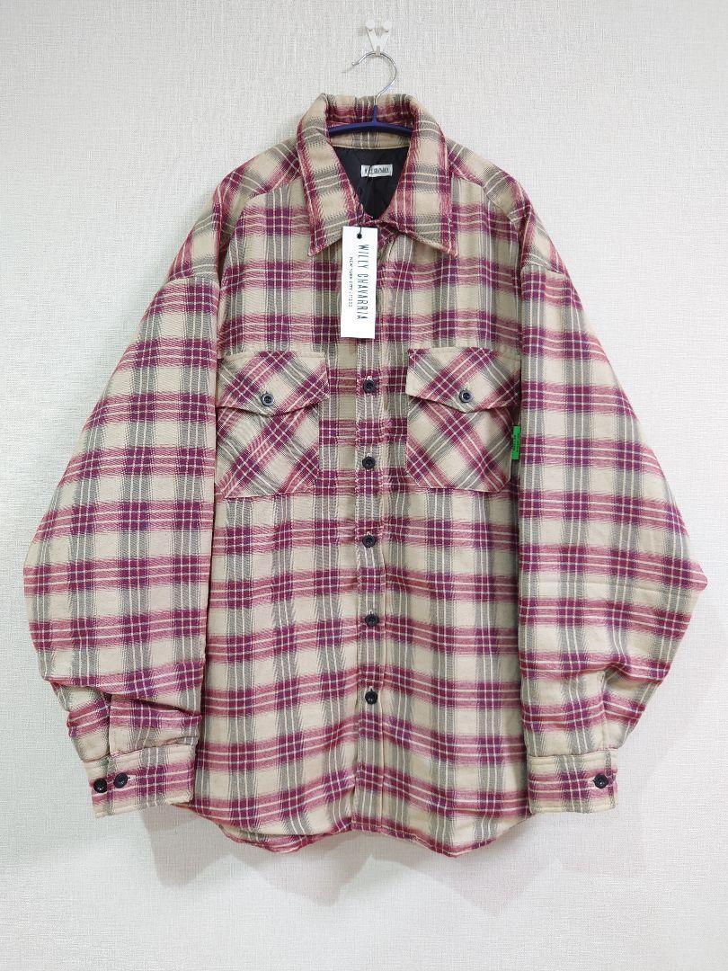 WILLYCHAVARRIA PLAID FLANNEL JACKET ミソキン WILLYCHAVARRIA PLAID FLANNEL JACKET ミソキン