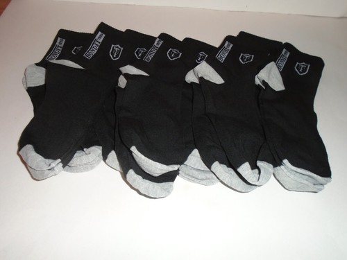 Bondit 1996 Men's Black Crew Socks 8 Pair One Size New - Picture 2 of 2