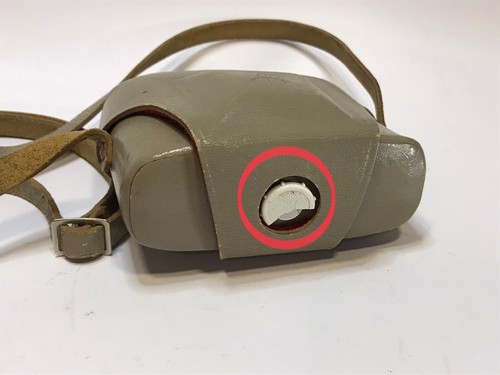 For PENTI II Camera Case Gray Leather. - Picture 3 of 12