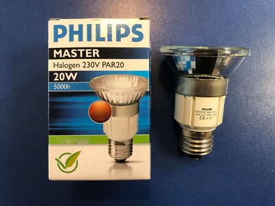 PHILIPS Master Halogen 20W 230V PAR20 10° E27 Halogenlampen 413109 Dimmbar