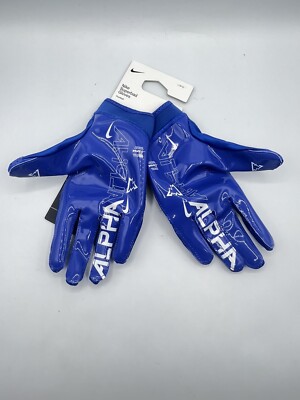 Nike Superbad Football Alpha Gloves Men's Size Large Royal Blue - Main Image