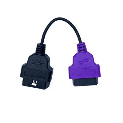 For Fiat OBD2 Car ECU Fault Check Automotive Diagnostic Connector Adapter Cable