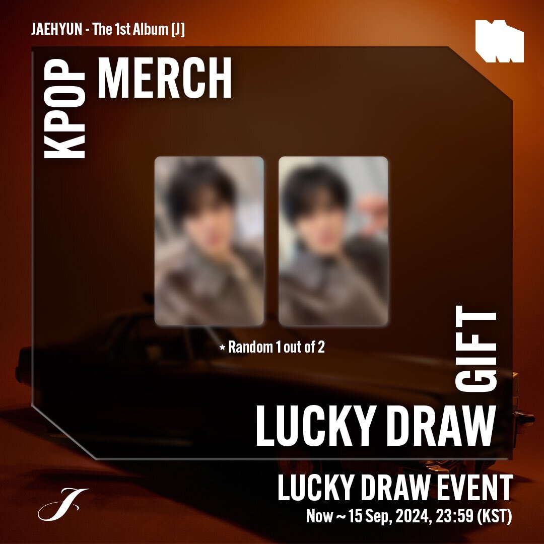 NCT 127 JAEHYUN 'J- THE 1st ALBUM ' LUCKY DRAW EVENT