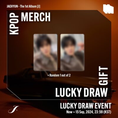 NCT 127 JAEHYUN 'J- THE 1st ALBUM ' LUCKY DRAW EVENT OFFICIAL