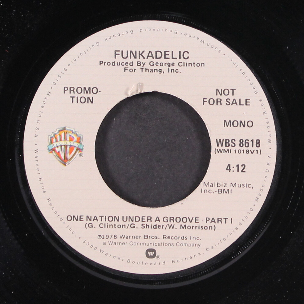 FUNKADELIC: one nation under a groove, part 1 / mono WB 7