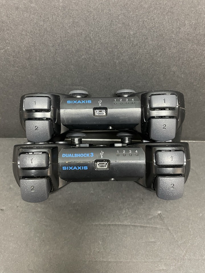 Sony PlayStation 3 PS3 Fat CECHL01 Console Bundle W/5 Games/2