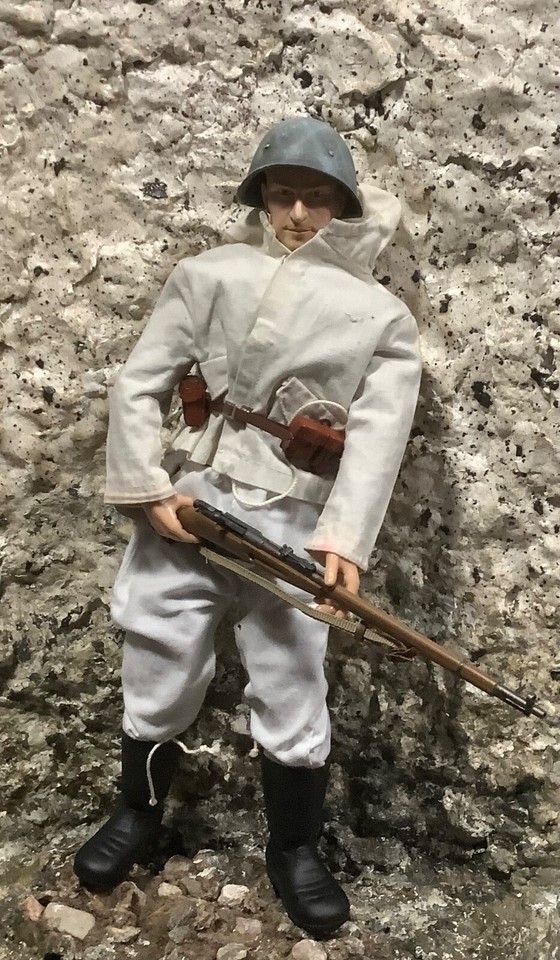 1/6 WWII Dragon Soviet Russian White Camo Winter Rifleman w/Nagant ...