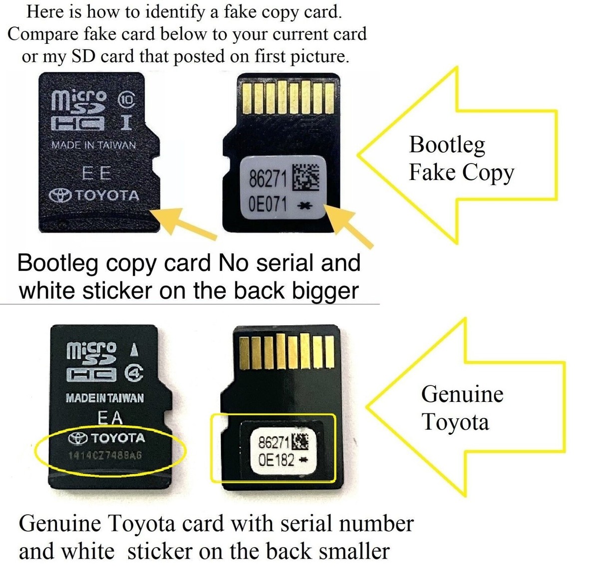 2014 2015 2016 Toyota Corolla Highlander Sequoia Navigation Micro