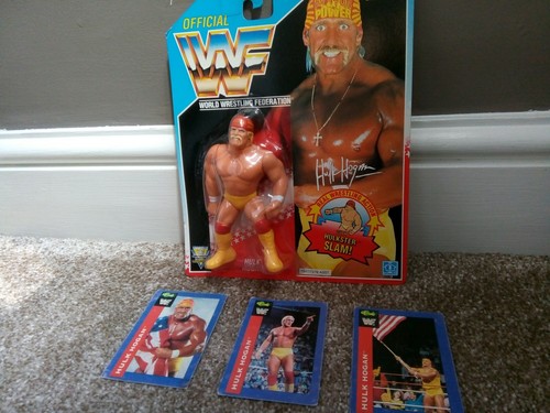 WWF Hasbro Hulk Hogan 1991 Series 5 MOC WWE Hulkst...