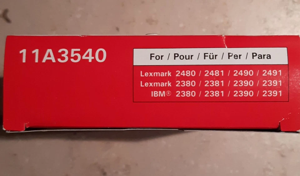 Lexmark 11A3540 Nastro 1040930 series 2300/2400 - Immagine 3 di 3