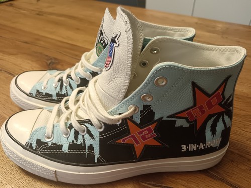 Converse Chuck70 HI Chinatown Market Lakers 3 In a Row Sneaker M9.5 W11.5 EU43 - Imagen 4 de 6