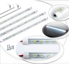 4x 12v LED Tube Bande Lumineuse Caravane Camping-Car 32cm 36 Blanc Froid LED