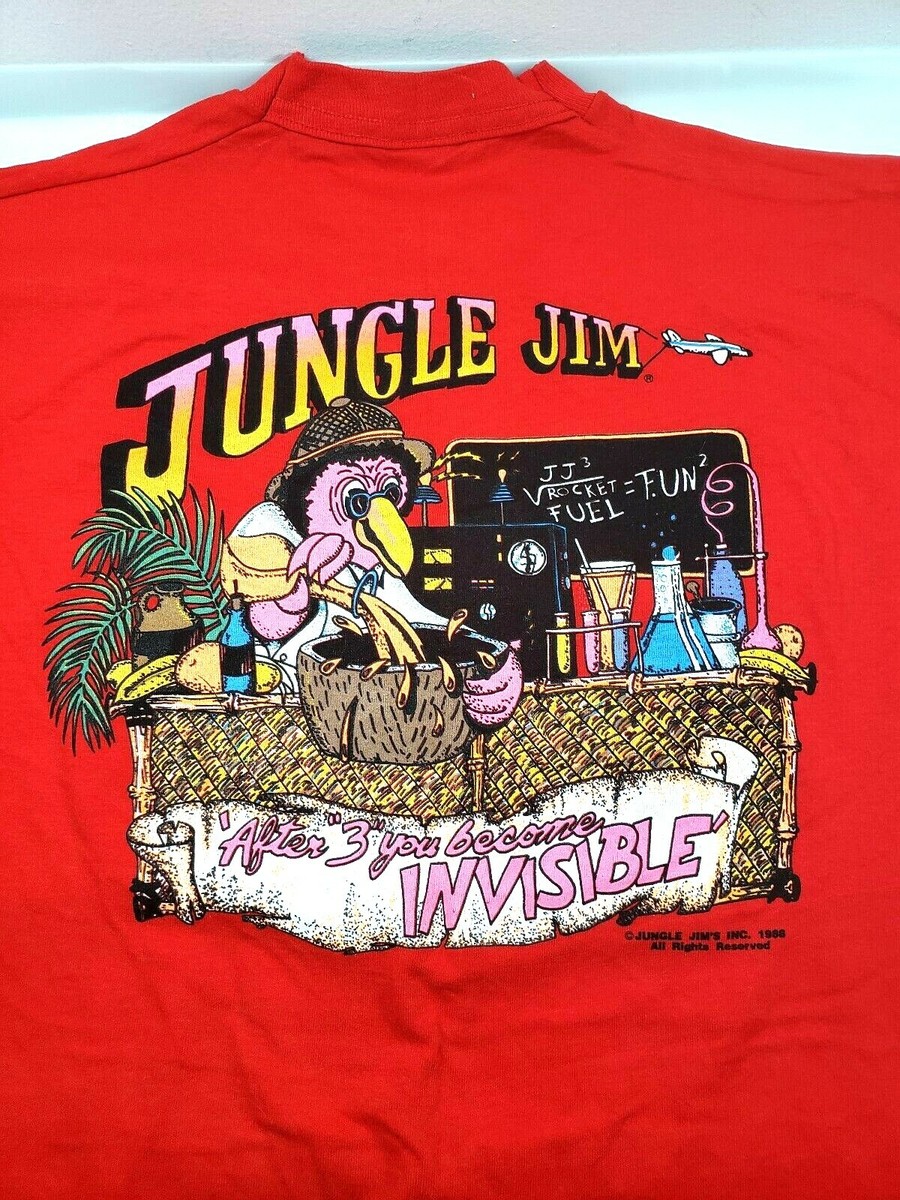 Vintage Jungle Jim's Florida Single Stitch Graphic T Shirt Fruit