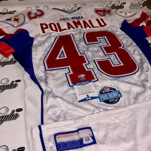 troy polamalu autographed jersey