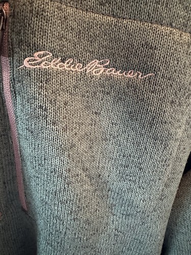 Eddie Bauer Herren 1/4 Zip Pullover, grün, Gr. L - Bild 4 von 5