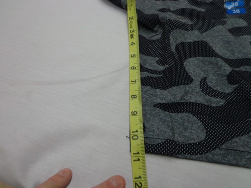 Short cargo hybride à ceinture extensible Iron Co gris camouflage taille 38 - Photo 7/7