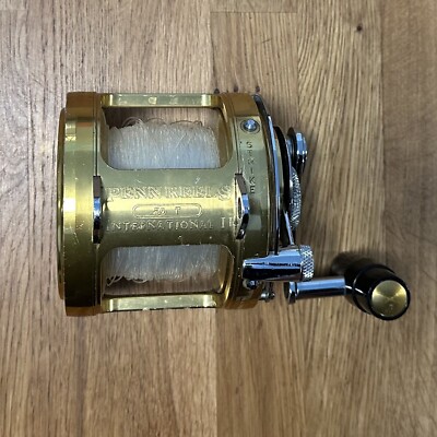 Penn International II 50T With Clamp. Lever Drag Saltwater Fishing