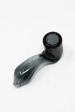 4" Collectible Black Sherlock TOBACCO Glass Handmade Smoking Pipe