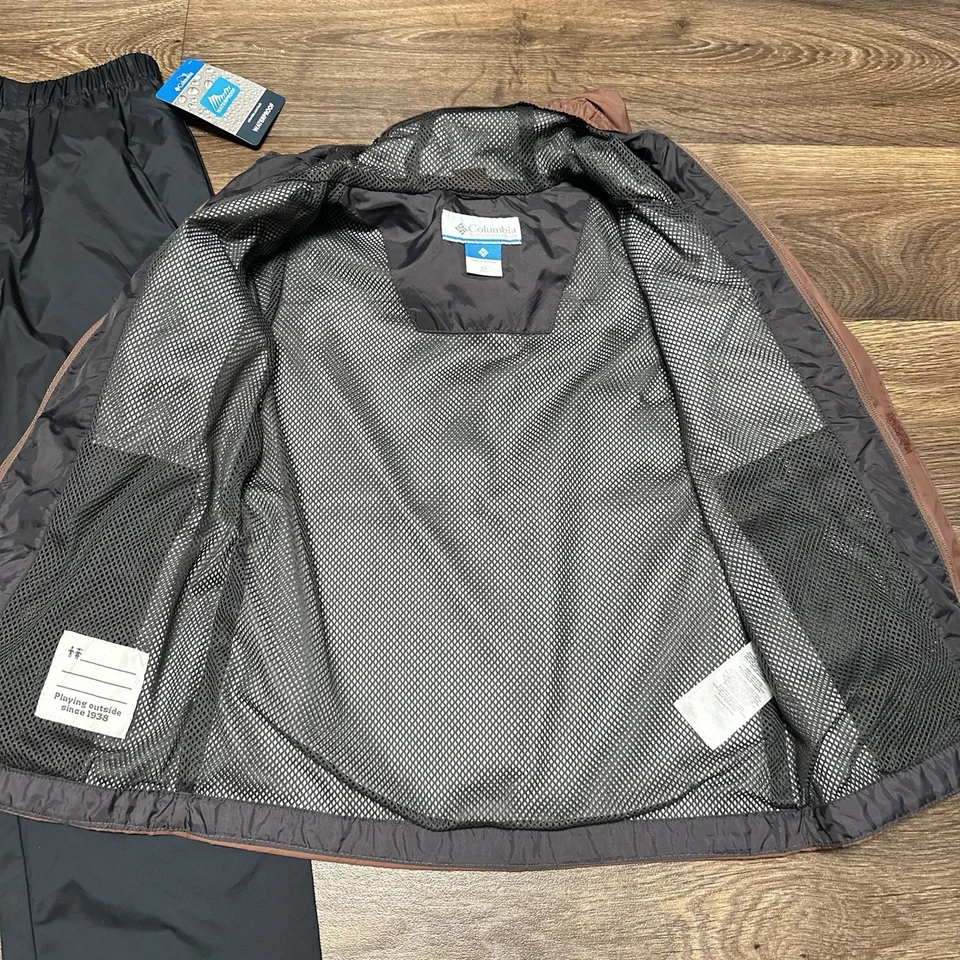 Columbia Youth Omni-tech Watertight Hooded Jacket + Pants Size: XS (6/7) New ✅ - Image 4 of 4