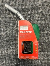 3/4" Automatic Green Fill-Rite Farm Nozzle With Hook