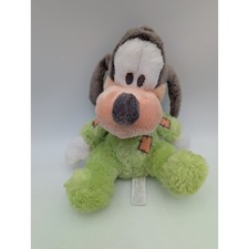 Disney Parks Baby Goofy Dog Plush Chime Lime Green 9 Inch Stuffed Animal Toy