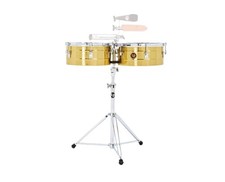 Latin Percussion Tito Puente 13" and 14" Timbales - Brass