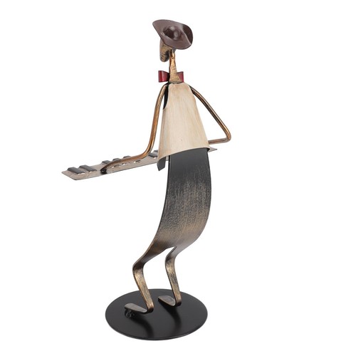 Piano Player Figurine Stable Base Elegant Decorative Metal Musical Statue Or UEE - Picture 22 of 22