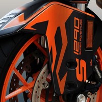 Aufkleber 3D Kompatibel Mit Ktm 1290 Super Adventure S 2020 KotflüGel Schwarz