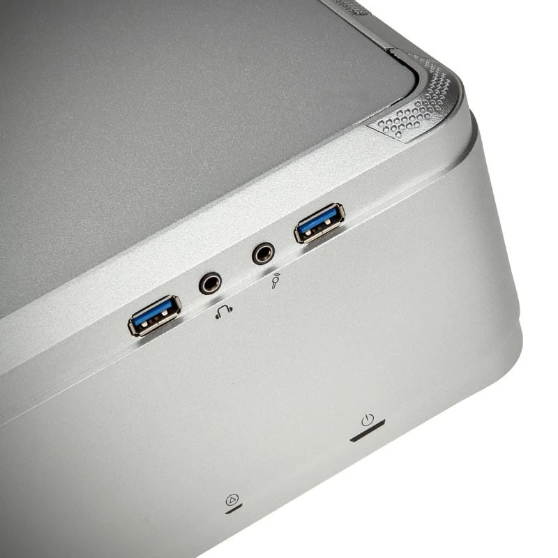 SilverStone Fortress FTZ01 Desktop PC Argento Mini-DTX Mini-ITX Alluminio - Immagine 4 di 4