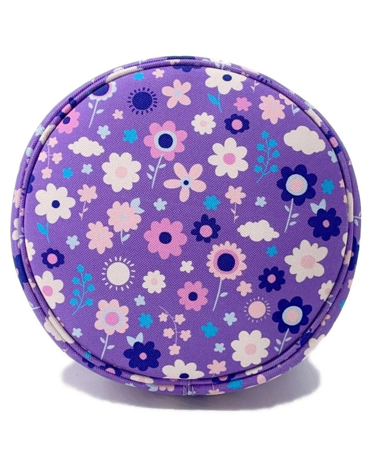 Preloved balenciaga Floral Print Bucket Bag Women Purple Handbags One Size Foto 3 de 4