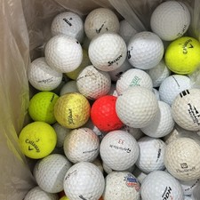 100 Hit-Away Shag Practice Range Used Golf Balls 2A-3A.